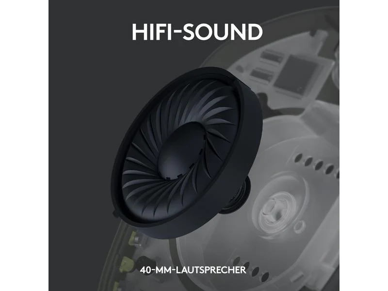 Logitech Headset G435 Gaming Lightspeed Schwarz