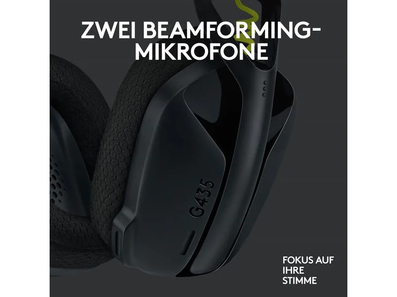 Logitech Headset G435 Gaming Lightspeed Schwarz