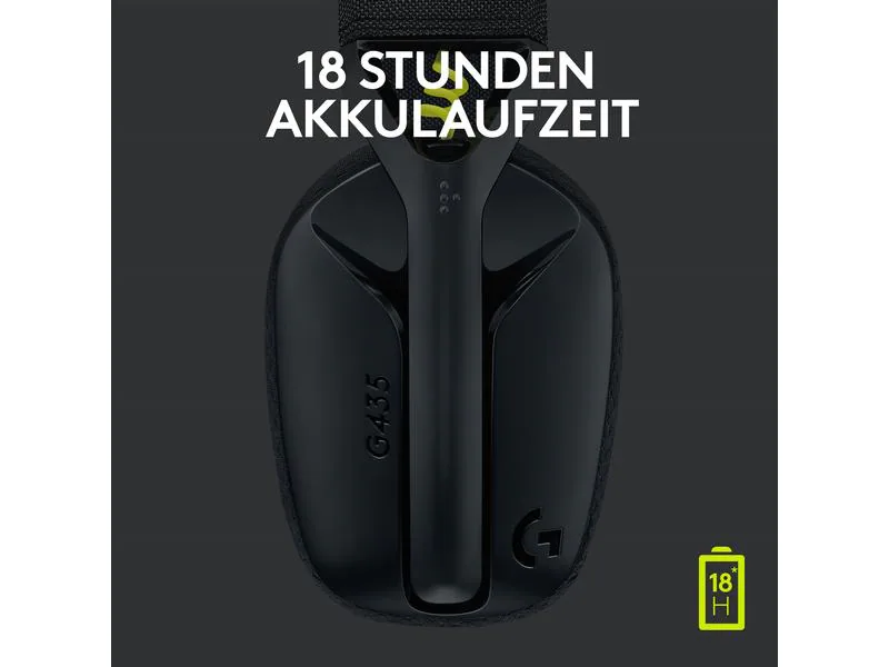 Logitech Headset G435 Gaming Lightspeed Schwarz