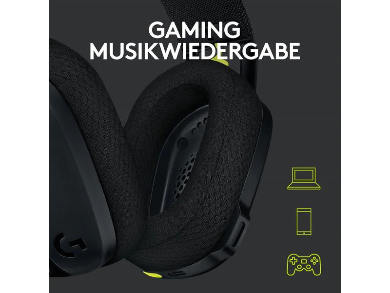 Logitech Headset G435 Gaming Lightspeed Schwarz