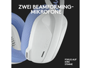 Logitech Headset G435 Gaming Lightspeed Weiss