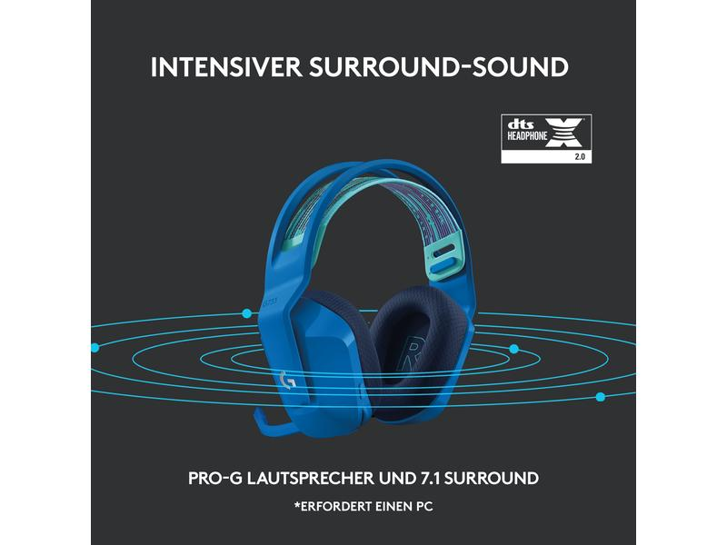 Logitech Headset G733 Lightspeed Blau