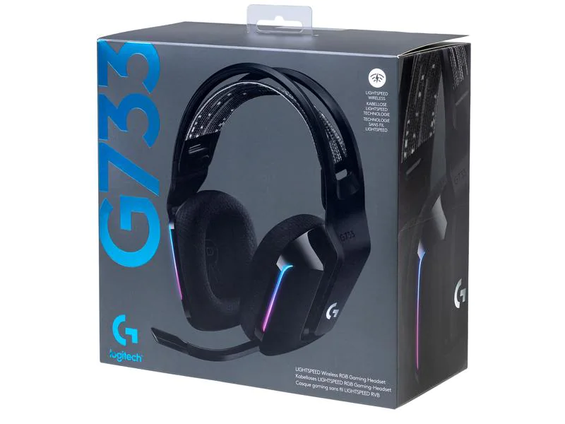 Logitech Headset G733 Lightspeed Schwarz