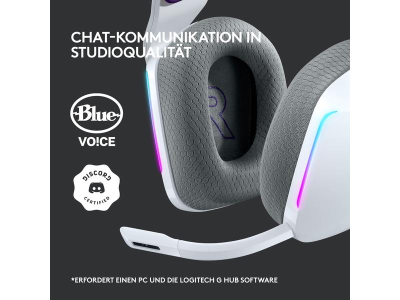 Logitech Headset G733 Lightspeed Weiss