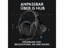Logitech Headset G935 7.1 Surround Wireless Schwarz