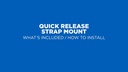 Quad Lock Smartphone-Halterung Quick Release Strap Mount