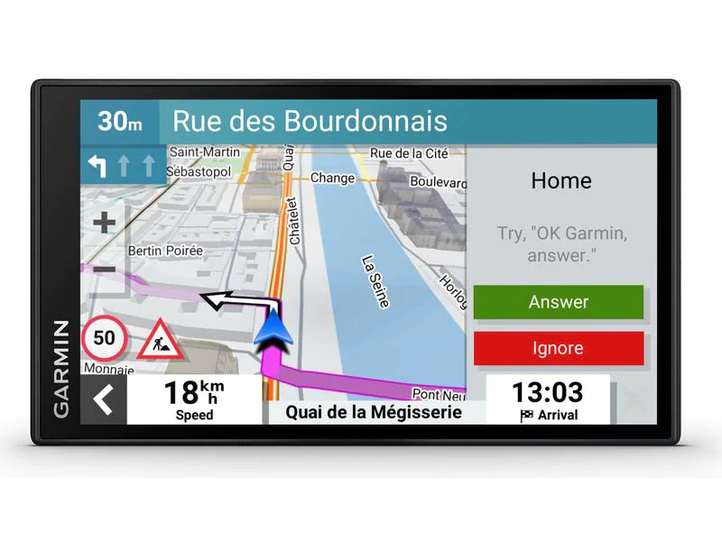 GARMIN Navigationsgerät DriveSmart 66 EU MT-S, GPS, Amazon Alexa