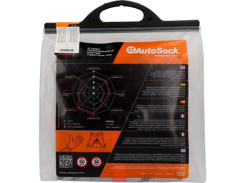 Autosock Textilschneekette GR 645, 2 Stück