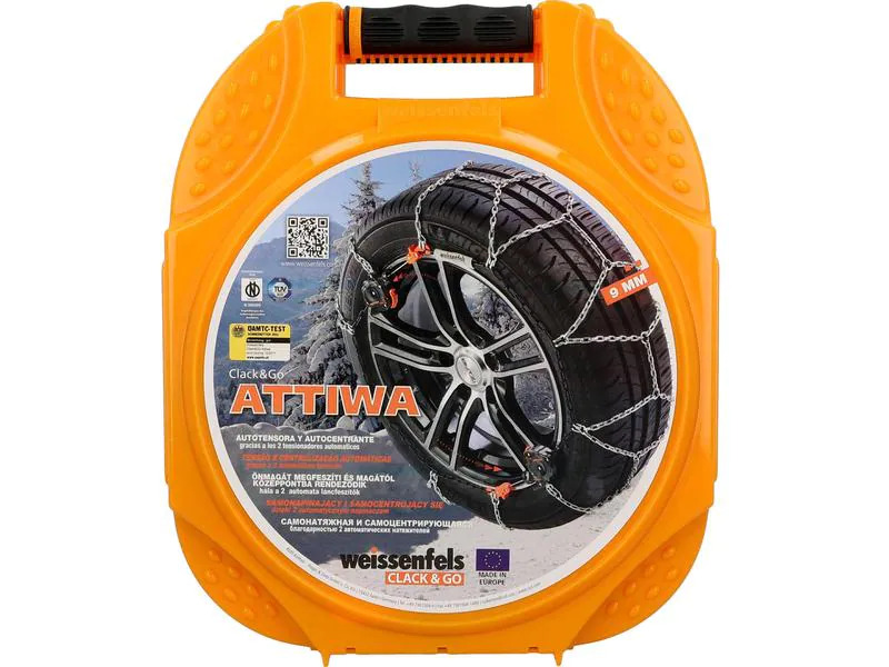 Weissenfels Stahlschneekette Attiwa Clack &amp; Go 10