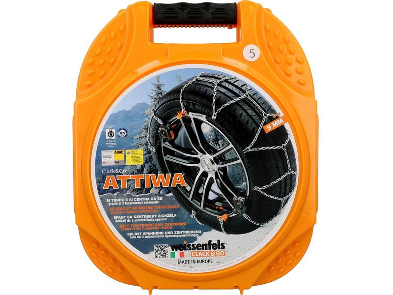 Weissenfels Stahlschneekette Attiwa Clack &amp; Go 5