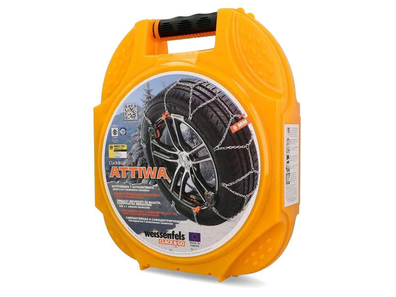 Weissenfels Stahlschneekette Attiwa Clack &amp; Go 9