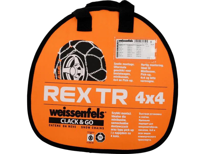 Weissenfels Stahlschneekette Rex TR 4 x 4 Gruppe 8