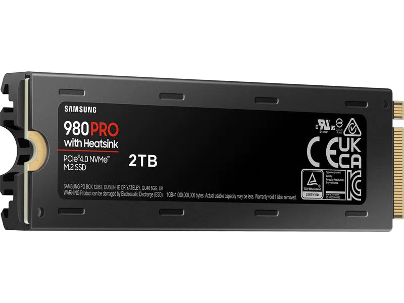 Samsung SSD 980 PRO M.2 2280 NVMe 2000 GB Heatsink