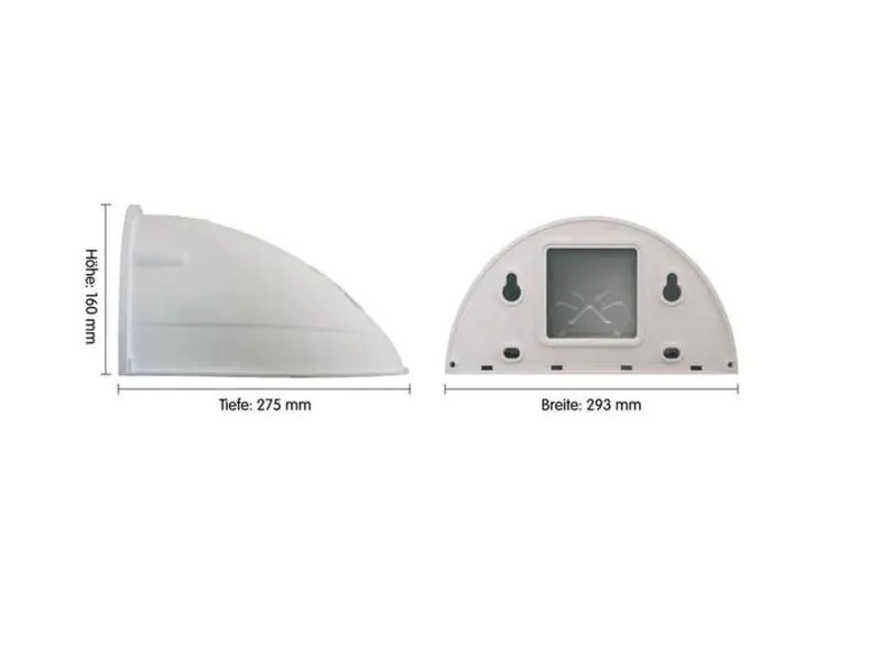 Mobotix Wandhalterung MX-WH-Dome Weiss