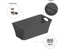 Rotho Aufbewahrungsbox Living Box 2 l Anthrazit