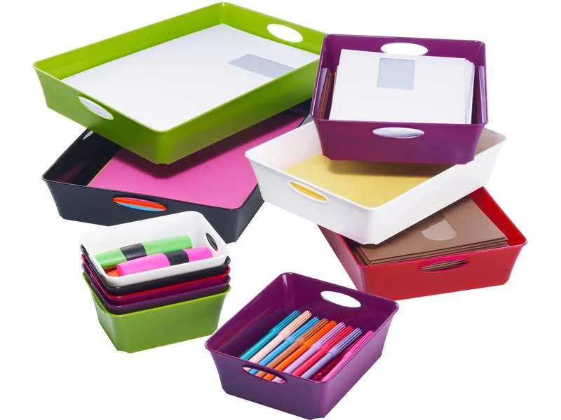 Rotho Aufbewahrungsbox Living Box 2 l Anthrazit