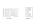 Mobotix Masthalterung MX-OPT-MH Weiss