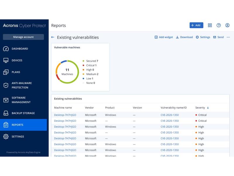 Acronis Cyber Protect Advanced Workstation Subscription, 1-9, 1yr