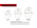 Feuermeister Grillhandschuh Premium BBQ Rot, Grösse 8