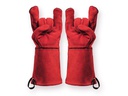 Feuermeister Grillhandschuh Premium BBQ Rot, Grösse 8