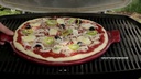 Emile Henry Pizzastein Ø 36.5 cm Rund, Schwarz