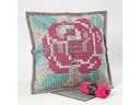 Creativ Company Kissen Polyester 40 cm x 40 cm, Weiss