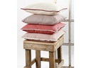 Creativ Company Kissen Polyester 40 cm x 40 cm, Weiss