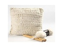 Creativ Company Kissen Polyester 40 cm x 40 cm, Weiss