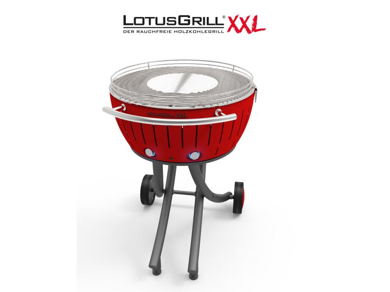 LotusGrill Holzkohlegrill XXL Rot