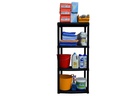 Art Plast Regal T60/4 Polypropylen, Schwarz