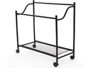 Songmics Wäschesammler mit 4 Fächern 120 l, Schwarz