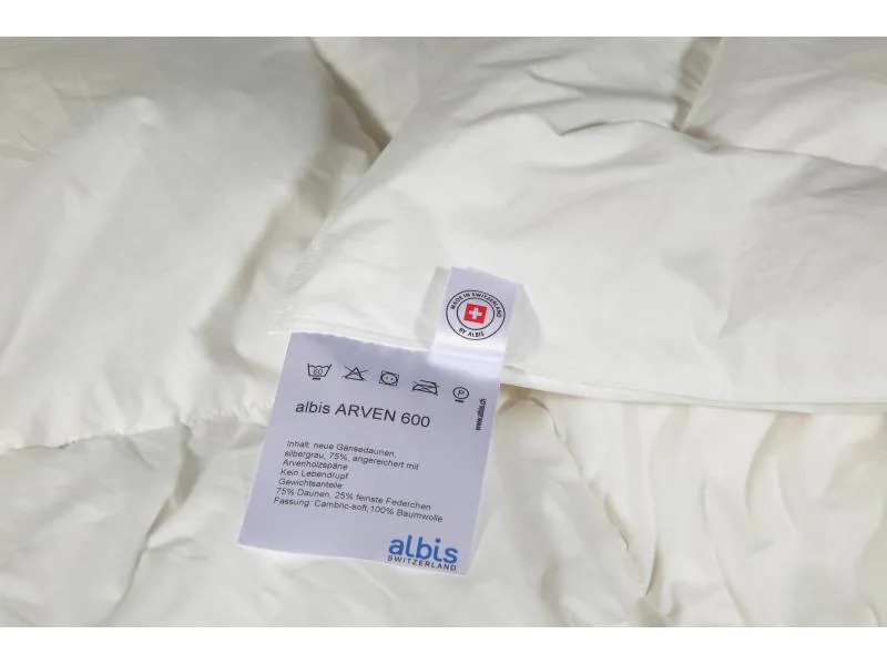 Albis Albis Wave 400 preisgünstiges Daunenduvet 160 x 210 cm