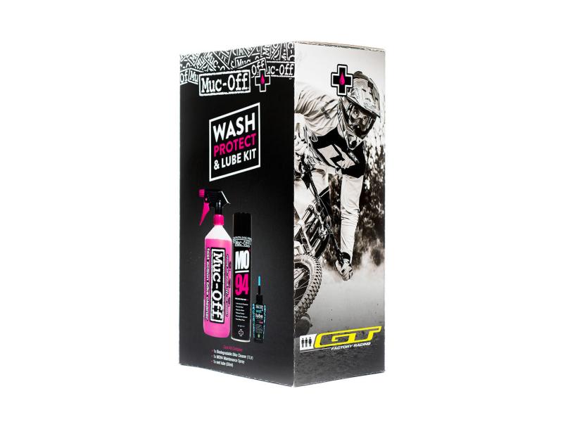 Muc-Off Pflegeset Wash, Protect and Lube
