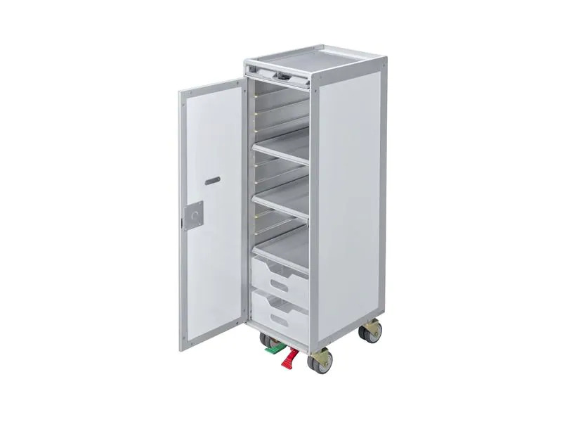 Diaqua Flugzeug Trolley Weiss, 30.15 x 103 cm