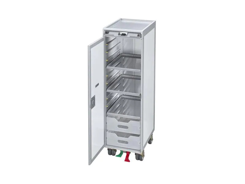 Diaqua Flugzeug Trolley Weiss, 30.15 x 103 cm