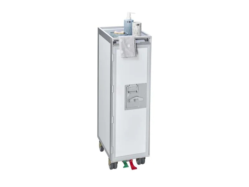 Diaqua Flugzeug Trolley Weiss, 30.15 x 103 cm