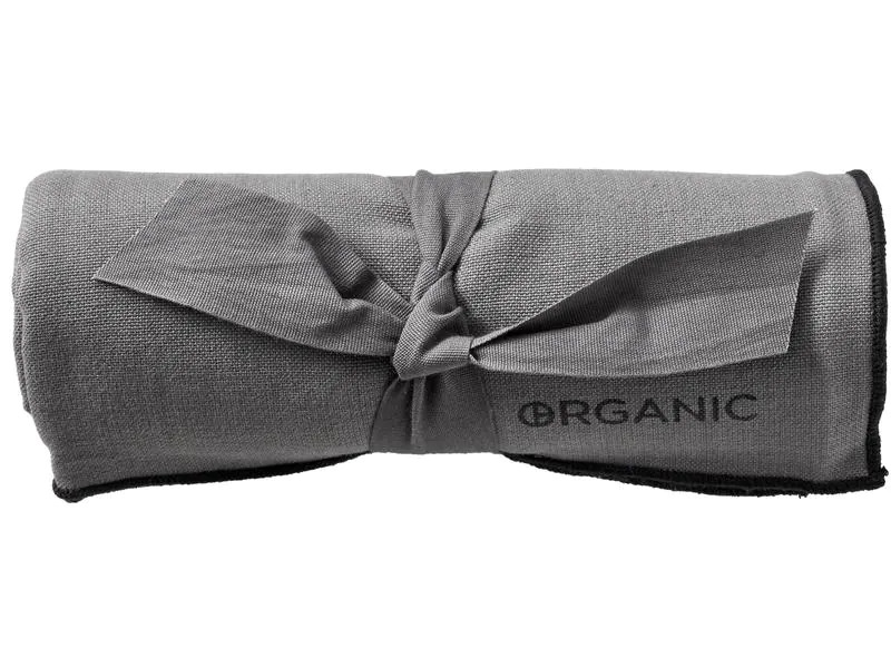 Södahl Kochschürze Organic 70 x 108 cm, Grau/Schwarz