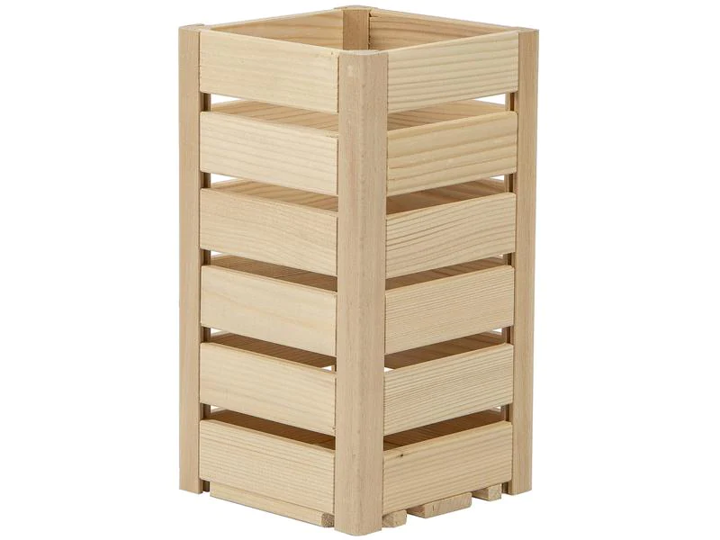 Holz Zollhaus Holzharasse A 17.5 x 17.5 cm schweizer Holz