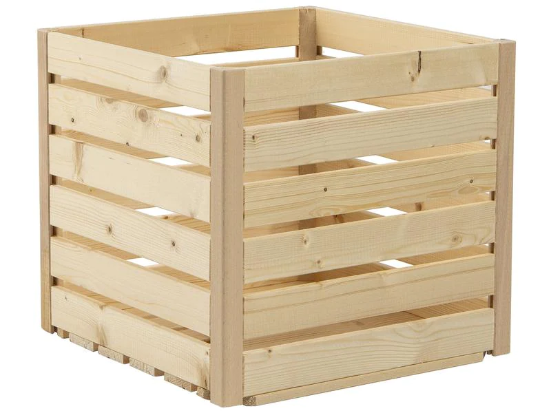 Holz Zollhaus Holzharasse A 35 x 35 cm schweizer Holz