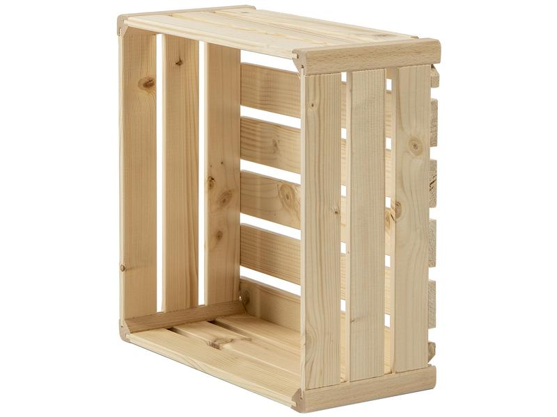 Holz Zollhaus Holzharasse B 35 x 35 cm schweizer Holz