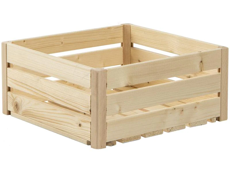 Holz Zollhaus Holzharasse B 35 x 35 cm schweizer Holz