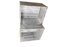 Holz Zollhaus Holzharasse Vintage Shabby Weiss 40 x 50 cm