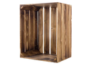 Holz Zollhaus Holzharasse Vintage geflammt 40 x 50 cm