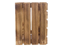 Holz Zollhaus Holzharasse Vintage geflammt 40 x 50 cm