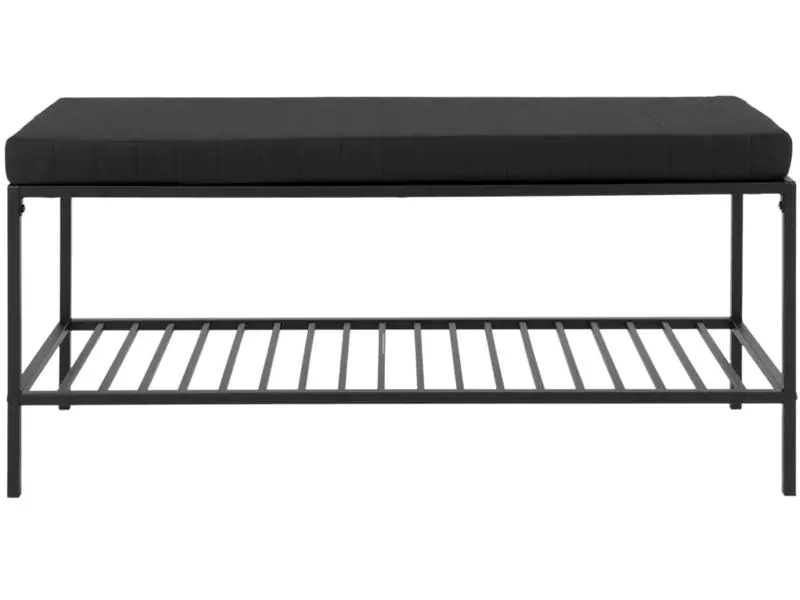 House Nordic Bank Vita 100 x 48.5 cm, Schwarz