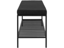 House Nordic Bank Vita 100 x 48.5 cm, Schwarz