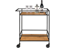 House Nordic Bartrolley Vita 79 x 68 cm, Nature/Schwarz