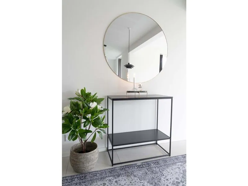 House Nordic Konsole Vita 80 x 80 cm, Schwarz