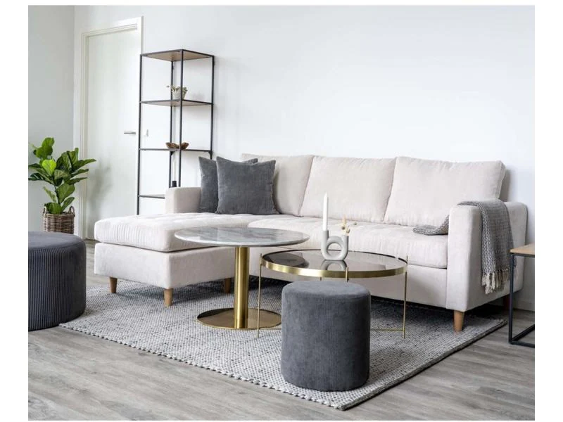 House Nordic Regal Vita 170 x 51 cm, Nature/Schwarz