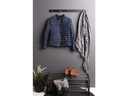 House Nordic Schuhregal Padova 77.8 x 32 cm, Schwarz/Silber